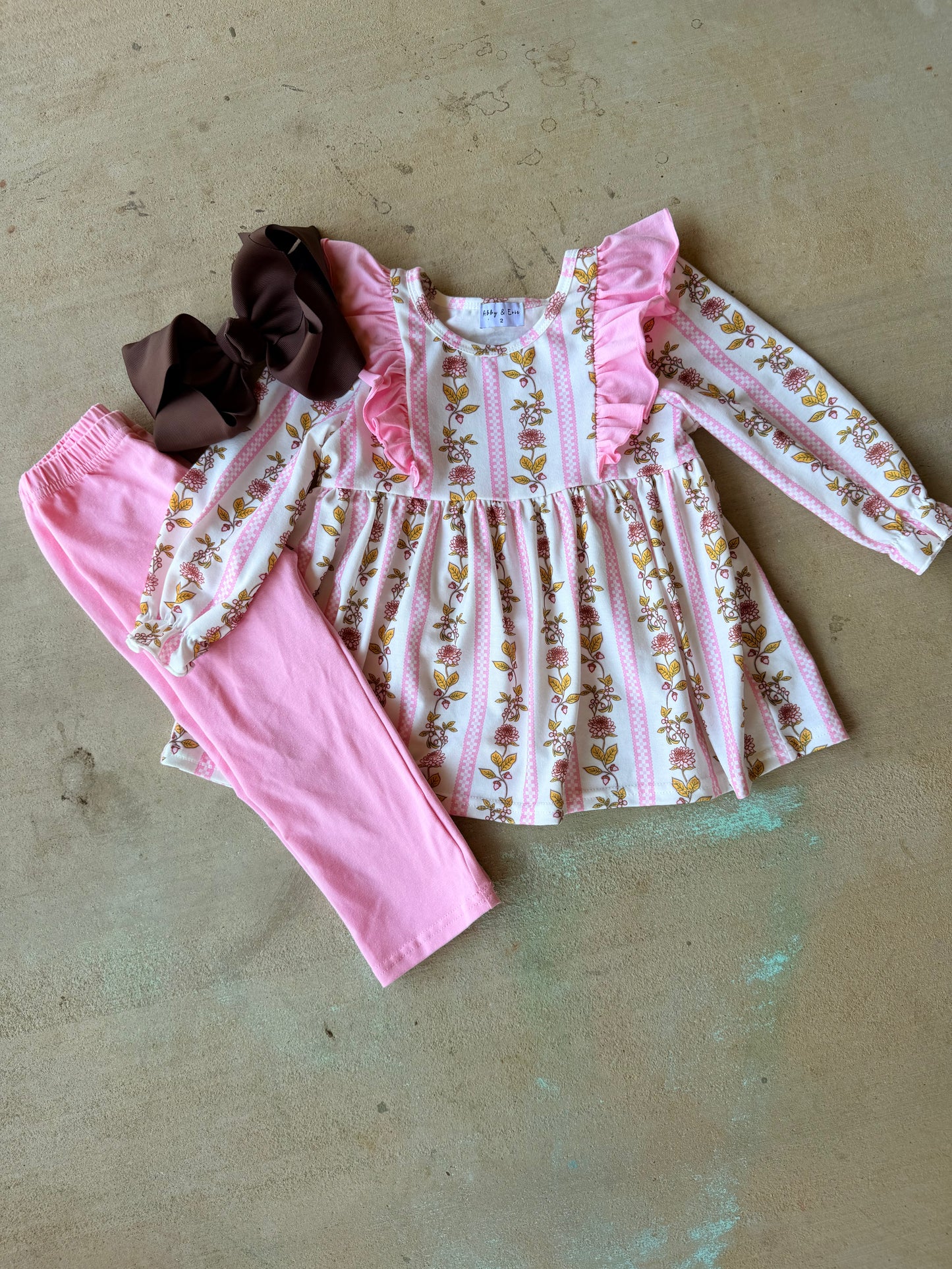 Fall Floral Legging Set