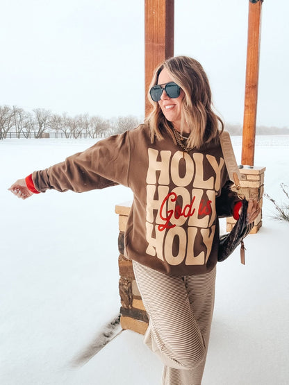 ❤️🤎God is Holy Sweatshirt🤎❤️