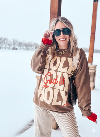 ❤️🤎God is Holy Sweatshirt🤎❤️