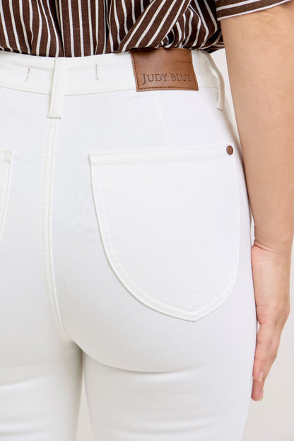 Judy Blue HW T.C. Capri Spade Pkts & Extended WB Jeans 78121
