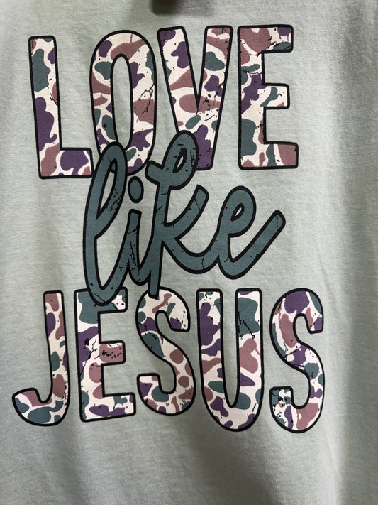 Love Like Jesus Camo Tee