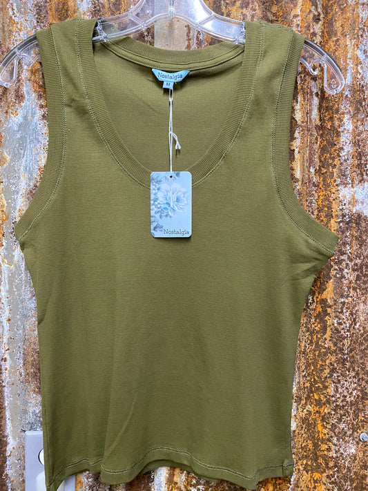 Olive Tank Top