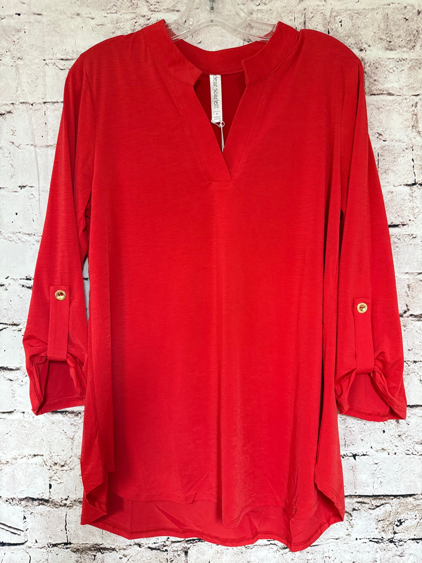 Lizzy Blouse: Red