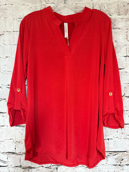 Lizzy Blouse: Red