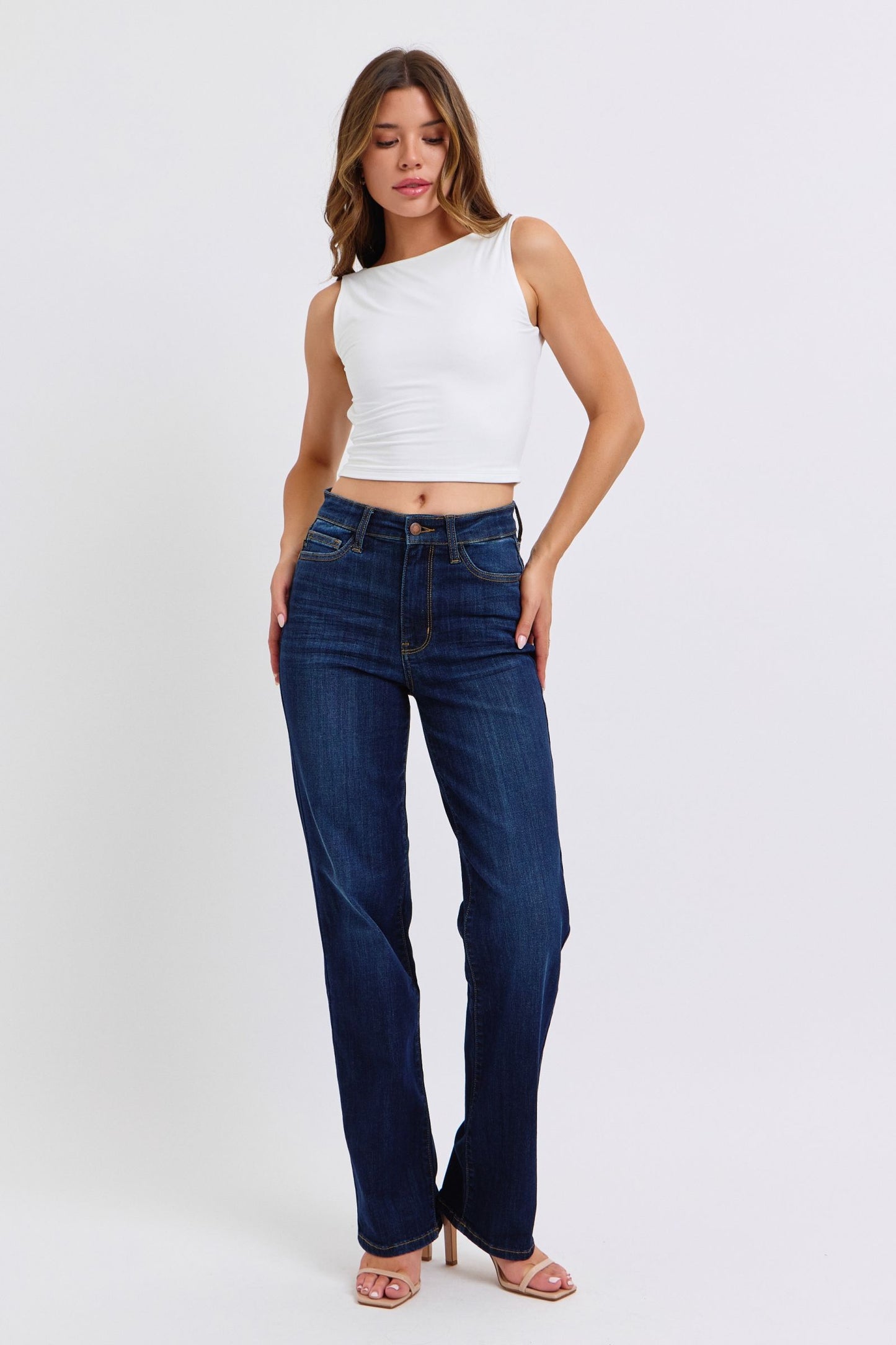 Judy Blue High Waist Straight Jean 82627