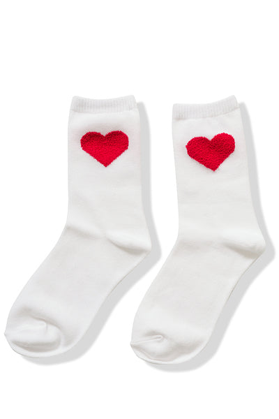 Heart crew socks