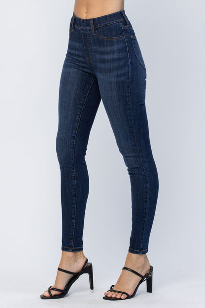 Judy Blue HW Pull-On Skinny Jeans 88539