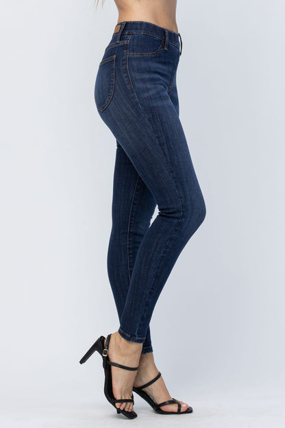 Judy Blue HW Pull-On Skinny Jeans 88539