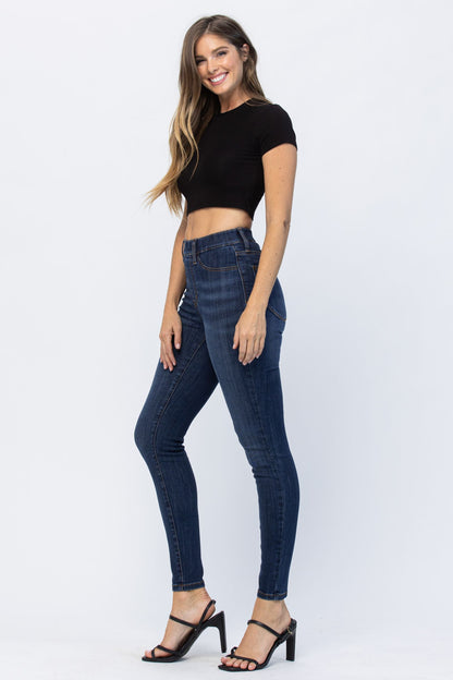 Judy Blue HW Pull-On Skinny Jeans 88539