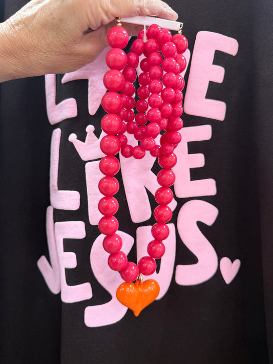 Heart Breaker Necklace & Bracelet Set