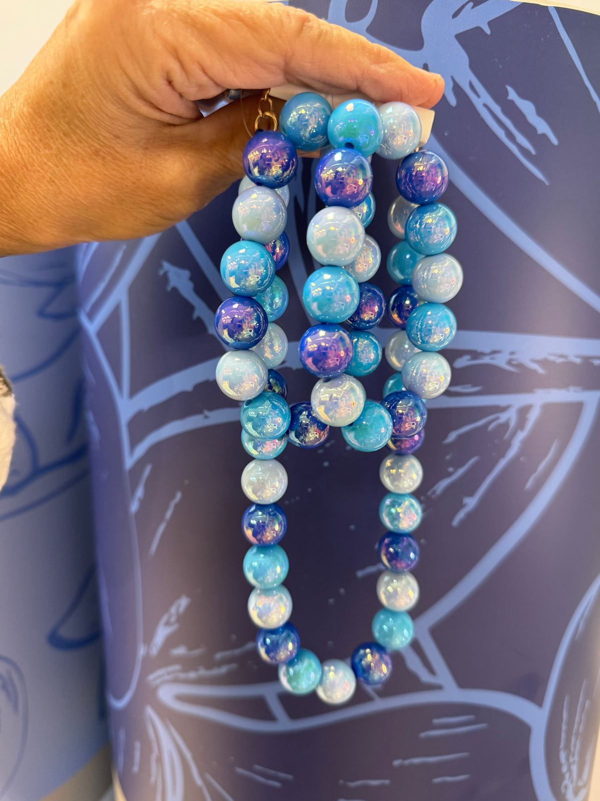 Blue Lagoon Babe Necklace & Bracelet Set