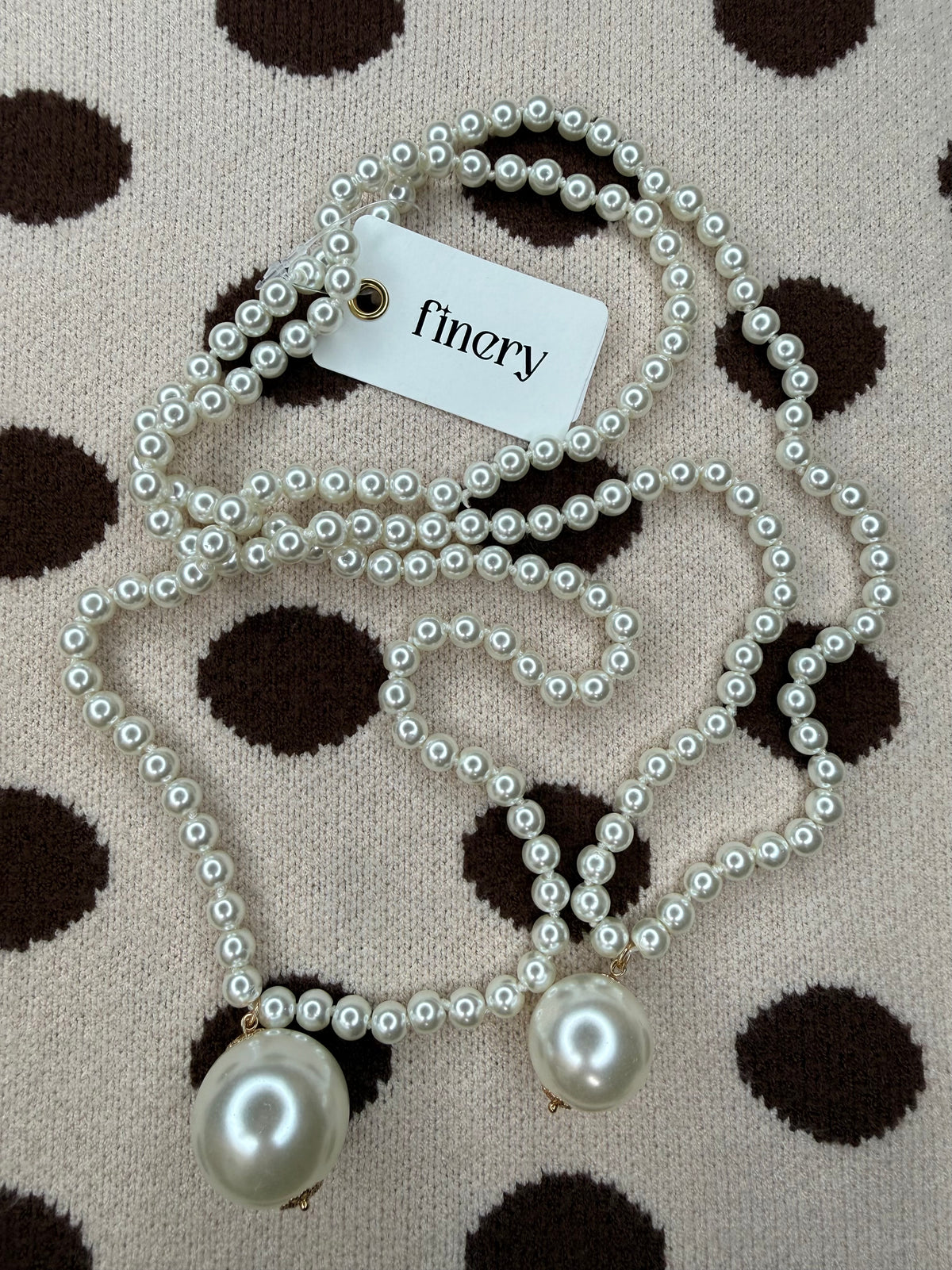 The Pom Pom Pearl Necklace