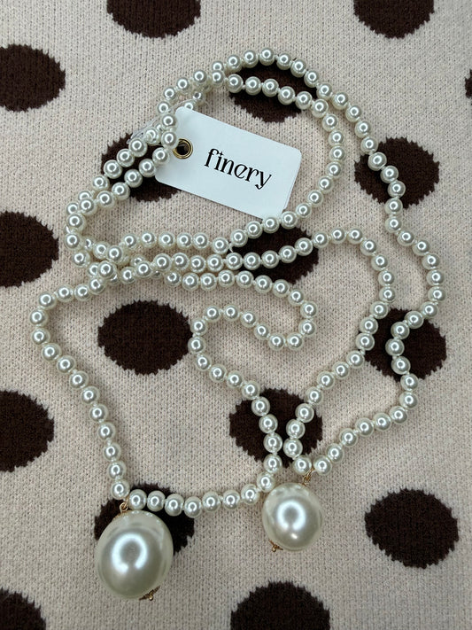 The Pom Pom Pearl Necklace