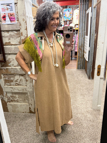 Entro Camel Dress