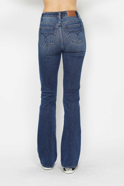 Judy Blue 35" Long High Waist Tummy Control Bootcut Jean 88786