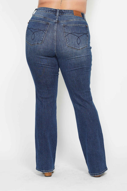 Judy Blue 35" Long High Waist Tummy Control Bootcut Jean 88786