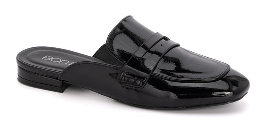 ITS FALL YALL Black Patent Corkys Slide