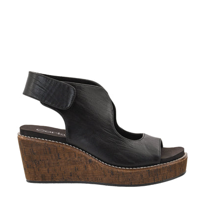 Corkys Lets Talk About It Black Wedge