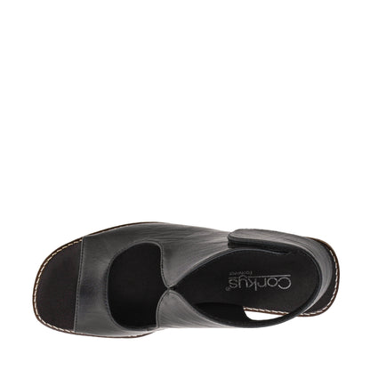 Corkys Lets Talk About It Black Wedge
