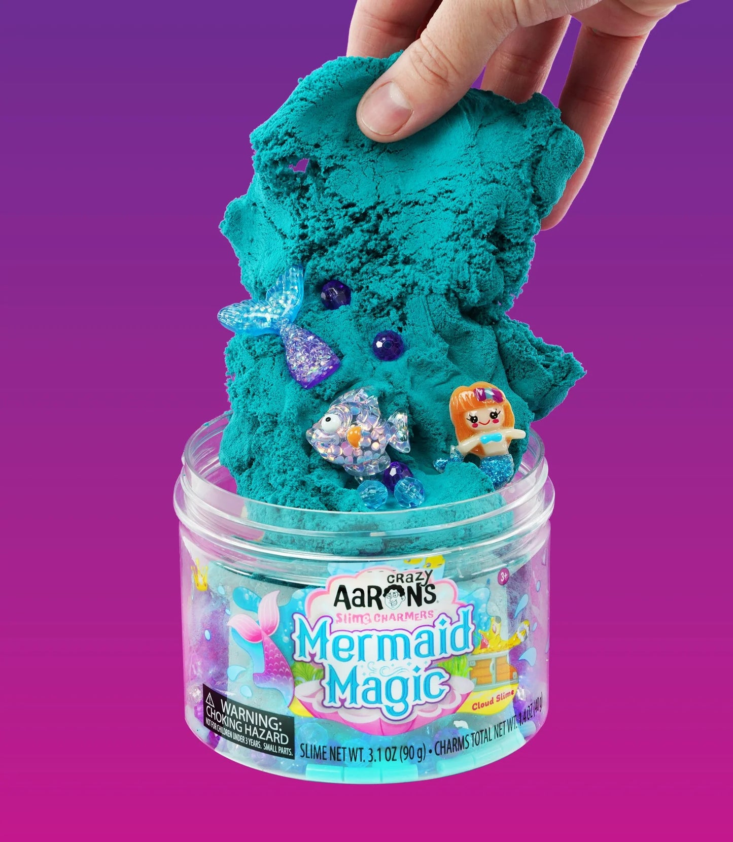 Crazy Aaron’s® Cloud Slime Charmers™ Mermaid Magic