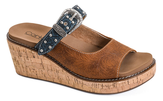 Corkys Need A Favor Cognac Embossed