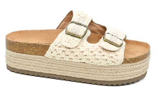 No Filter - Natural Platform Sandal by Corkys