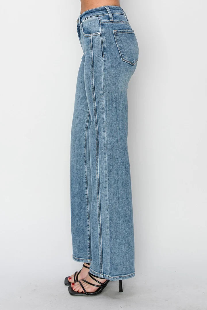 Sale* Risen Mid Rise Straight Jeans RDP5324 MEDIUM