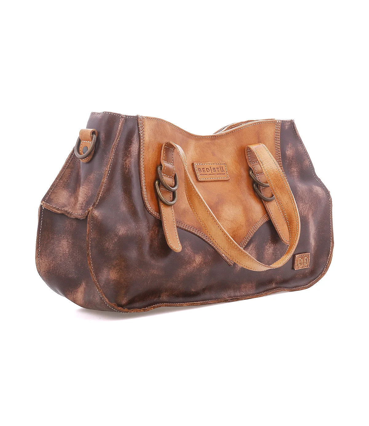Bed|Stu Redrock Leather Satchel