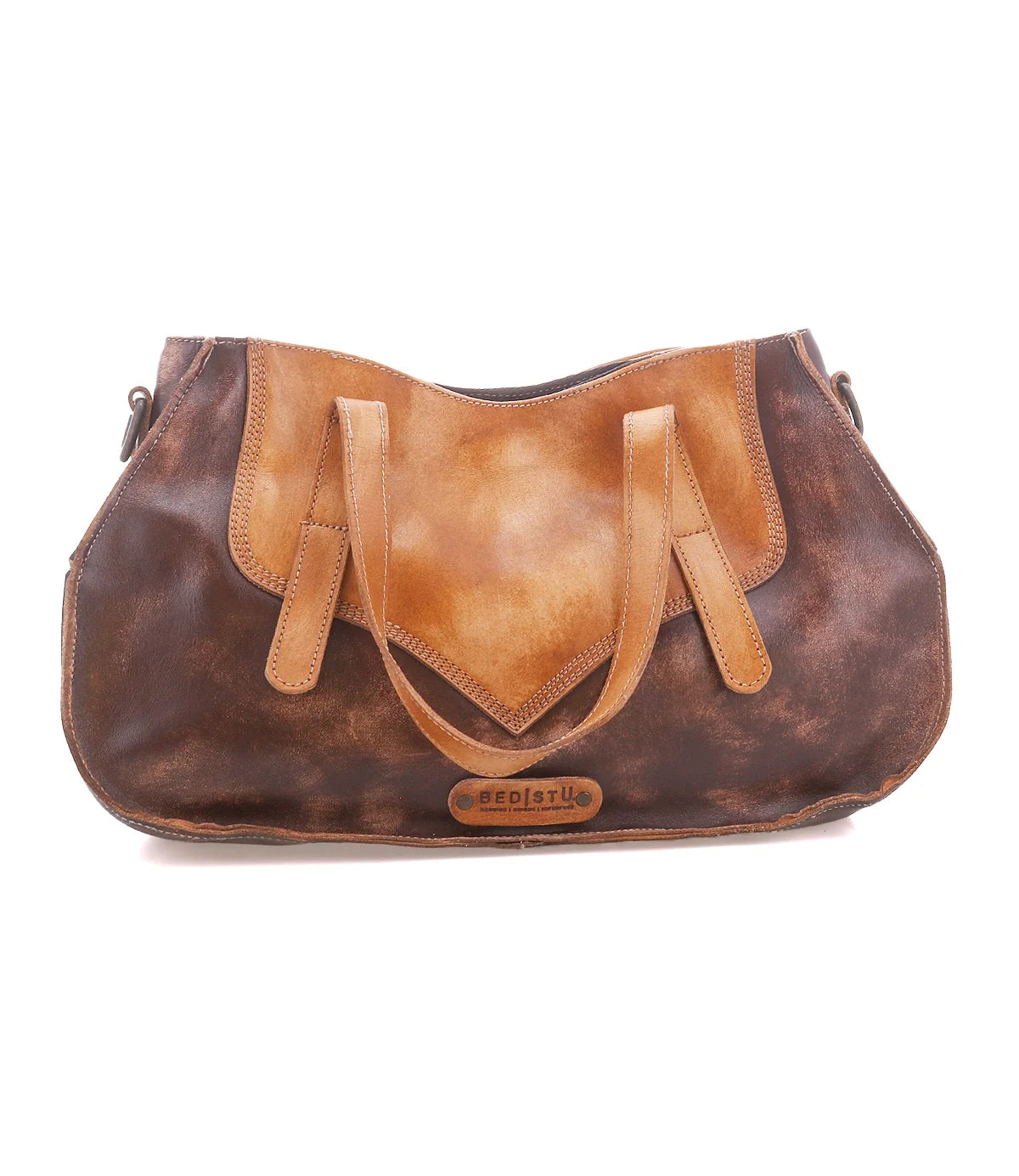 Bed|Stu Redrock Leather Satchel