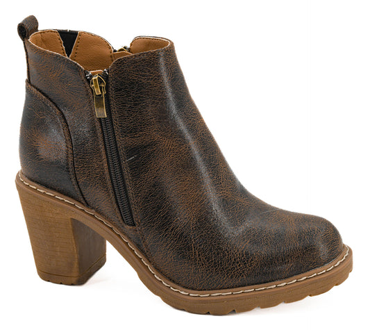 Rocky Top Bootie in Espresso Crinkle by Corkys