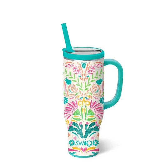 SWIG Baja Bloom Mega Mug 40oz