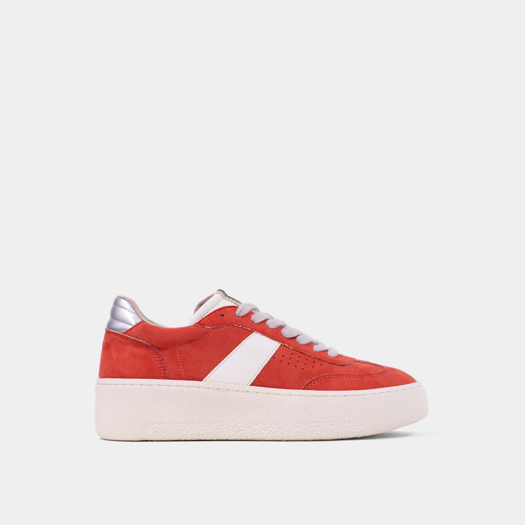 ShuShop STACEY in Coral Suede Sneaker