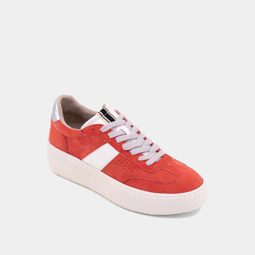 ShuShop STACEY in Coral Suede Sneaker