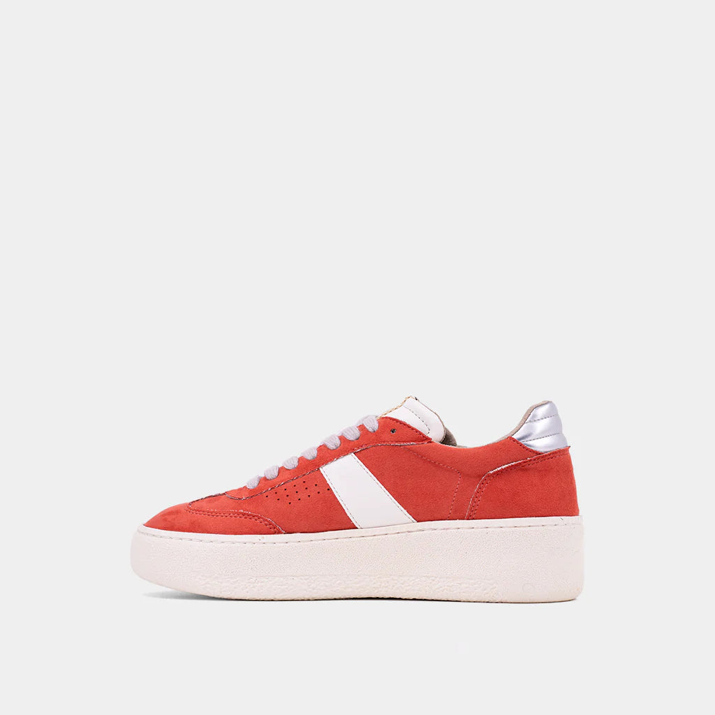 ShuShop STACEY in Coral Suede Sneaker