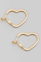 Gold Heart Earrings