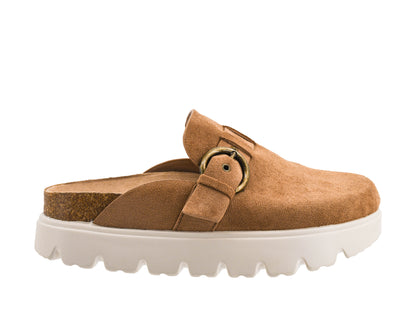 Corkys Tardy Tobacco Faux Suede