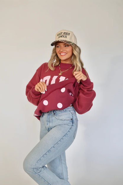 Praise God 2-Sided Mock Sweatshirt