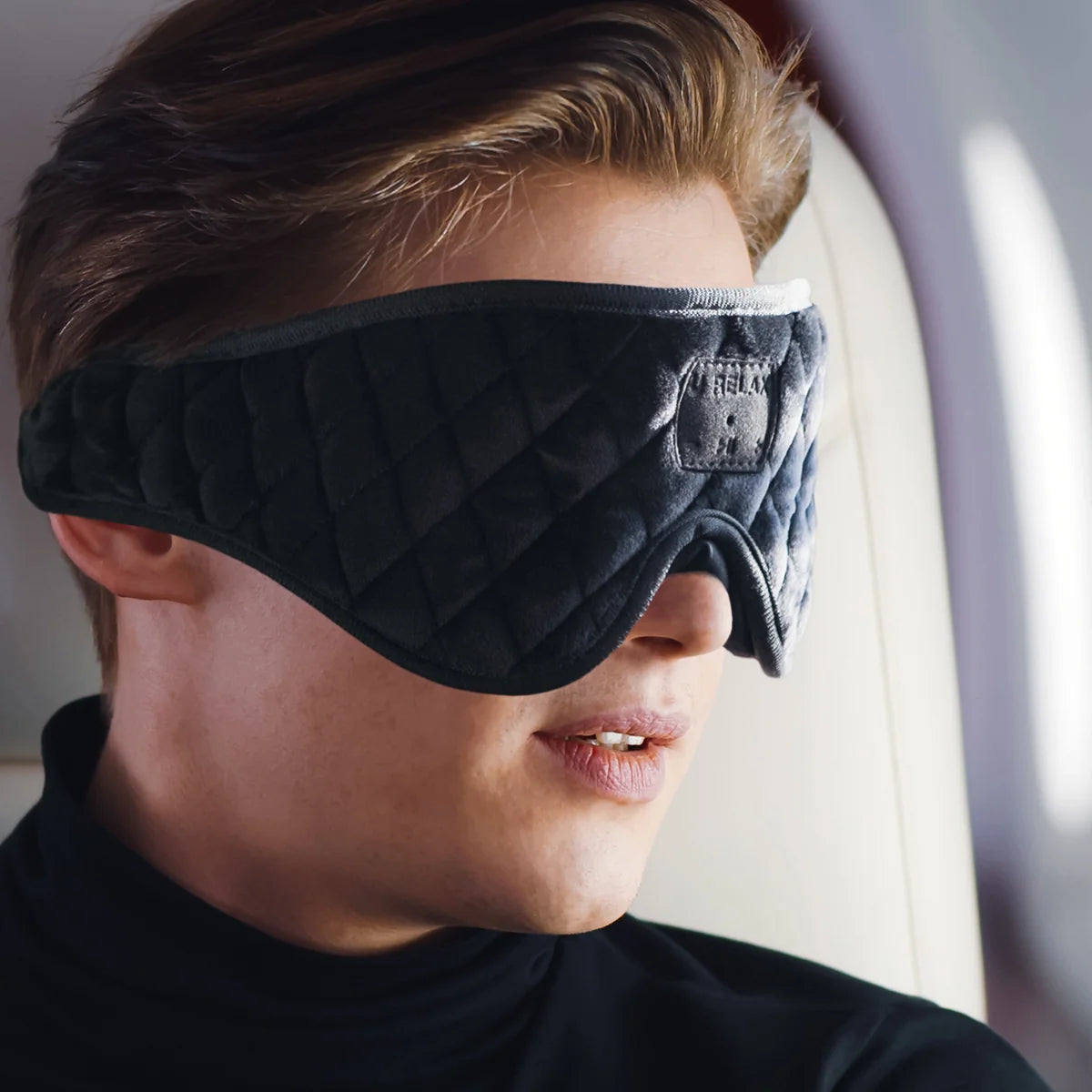 U Relax Wireless Audio Eye Mask - Black