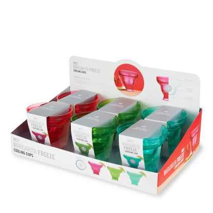 Margarita FREEZE Cooling Cup in Vivid Colors CDU of 6