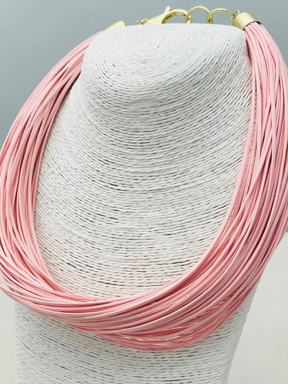 CHIC - Leatherette strand (blush)