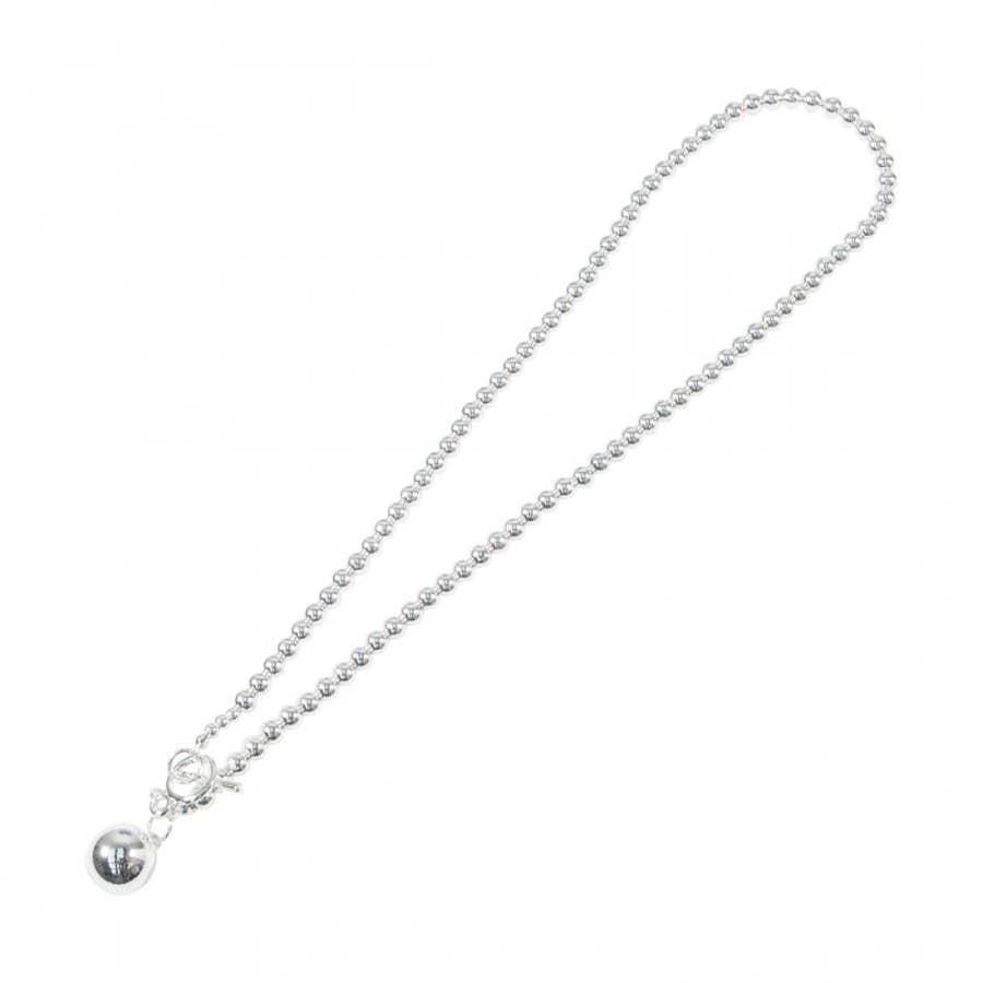 Ball Necklace: Silver