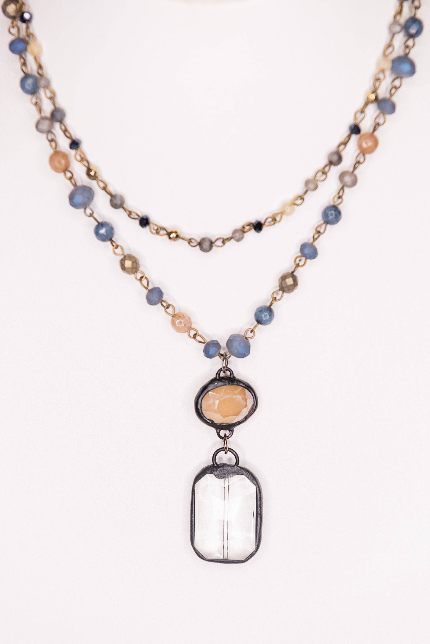 Micah Necklace in Denim