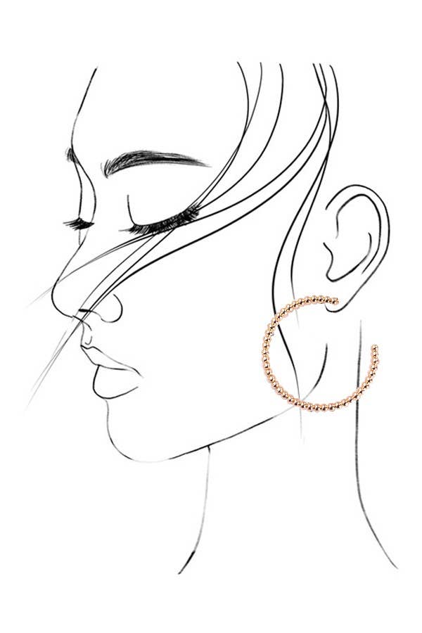 BALL HOOP TRIO IN 3 SIZE EARRINGS | 31E03964: Gold