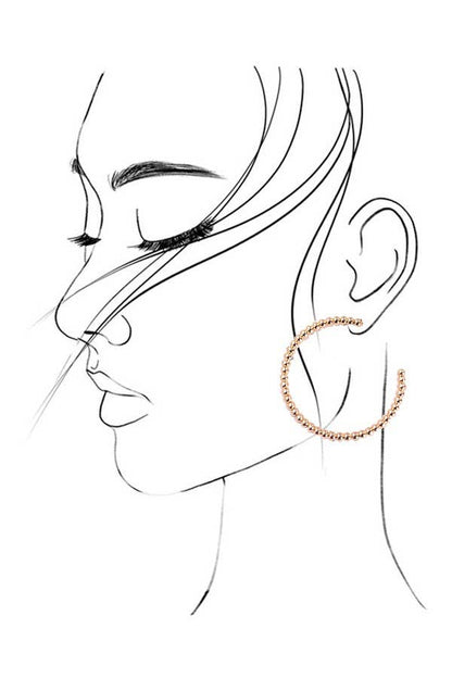 BALL HOOP TRIO IN 3 SIZE EARRINGS | 31E03964: Gold