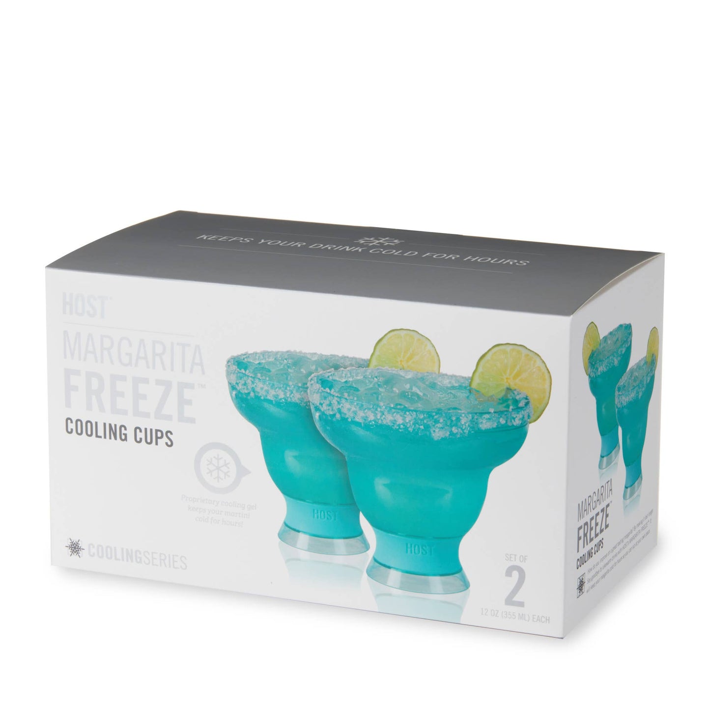 Margarita FREEZE Cooling Cup in Aqua Set of 2