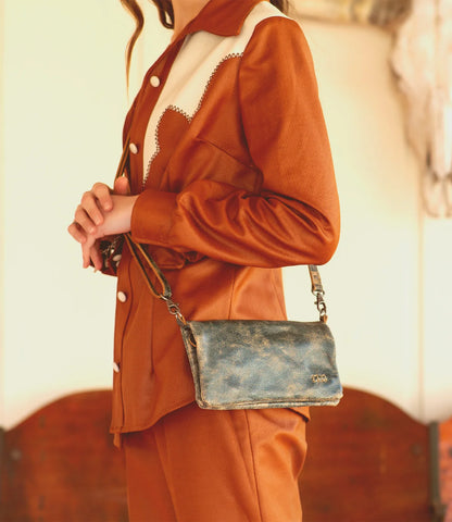 Bed|Stu Cadence Leather Crossbody Clutch