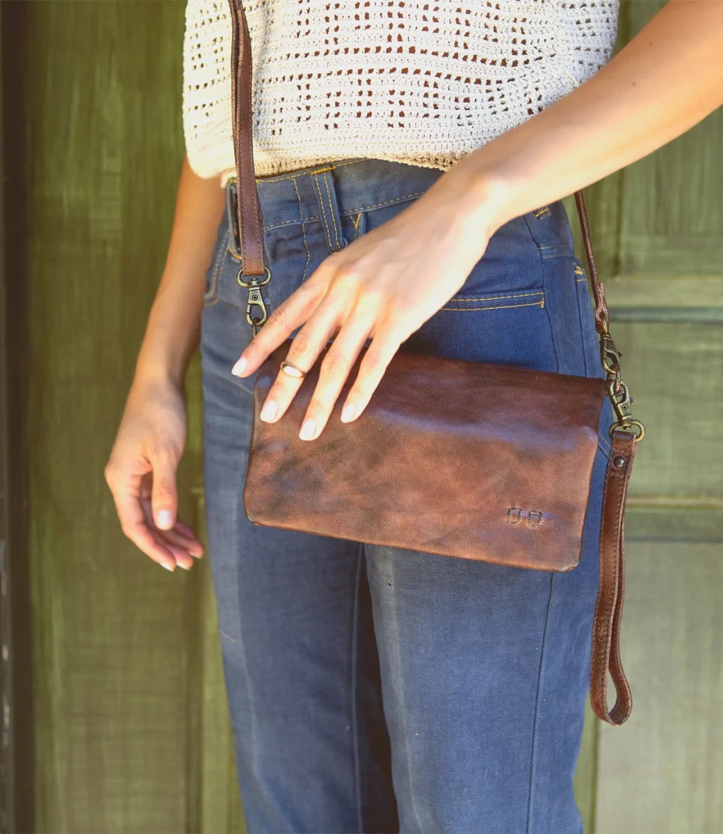 Bed|Stu Cadence Leather Crossbody Clutch