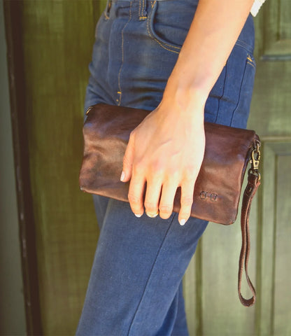 Bed|Stu Cadence Leather Crossbody Clutch
