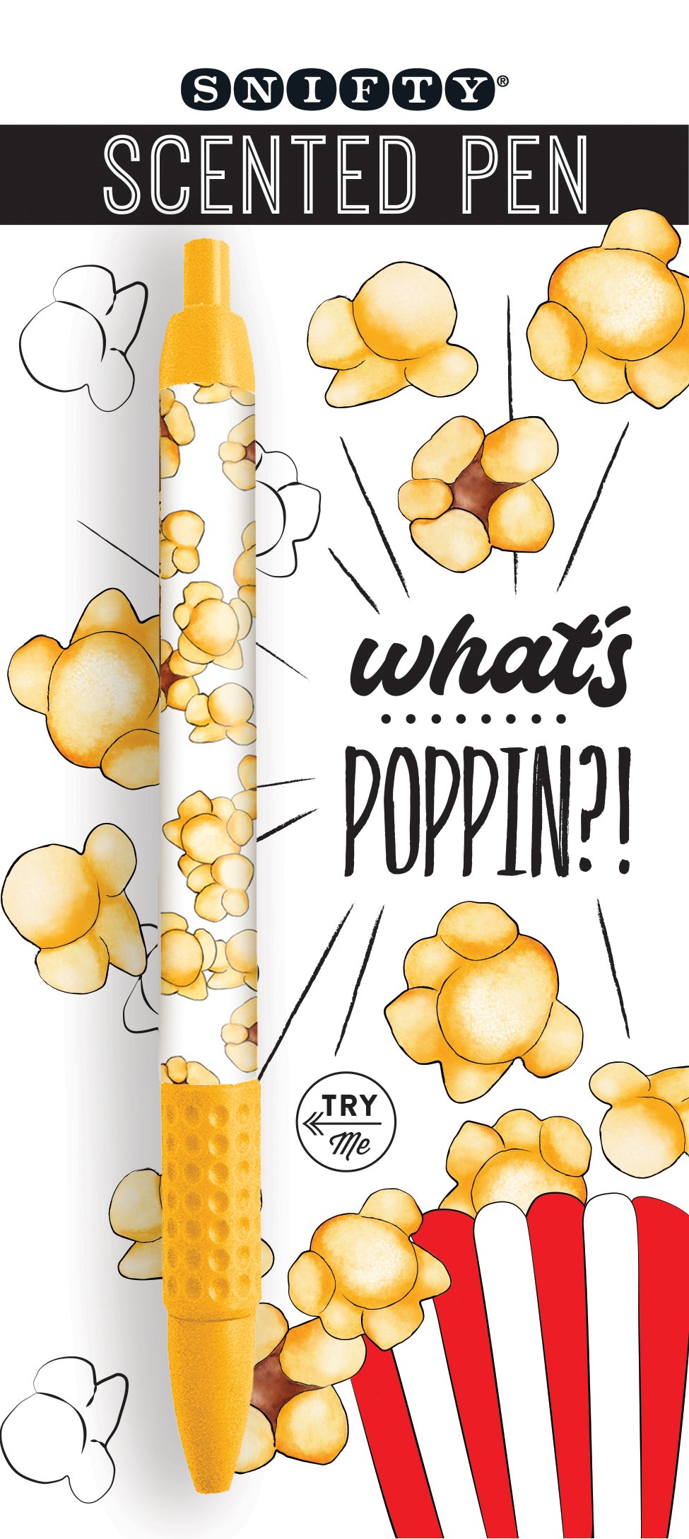 scented pen – popcorn