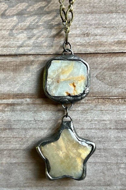 Melissa Necklace Amazonite Set